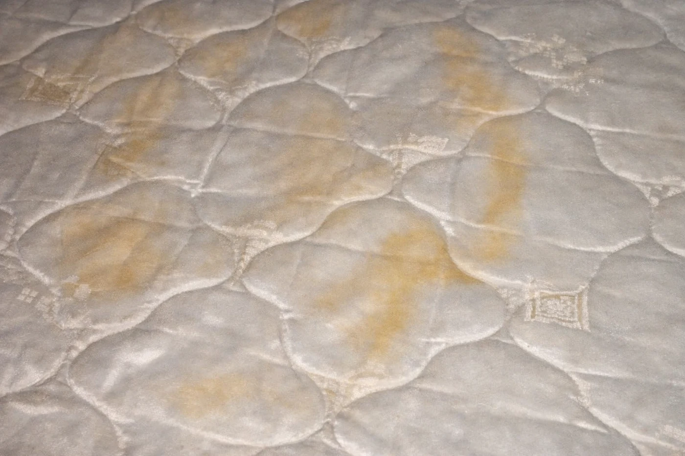 Matelas avant remise au propre globale